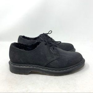Dr. Martens 1461 Mono Faux Fur Lined Shoe